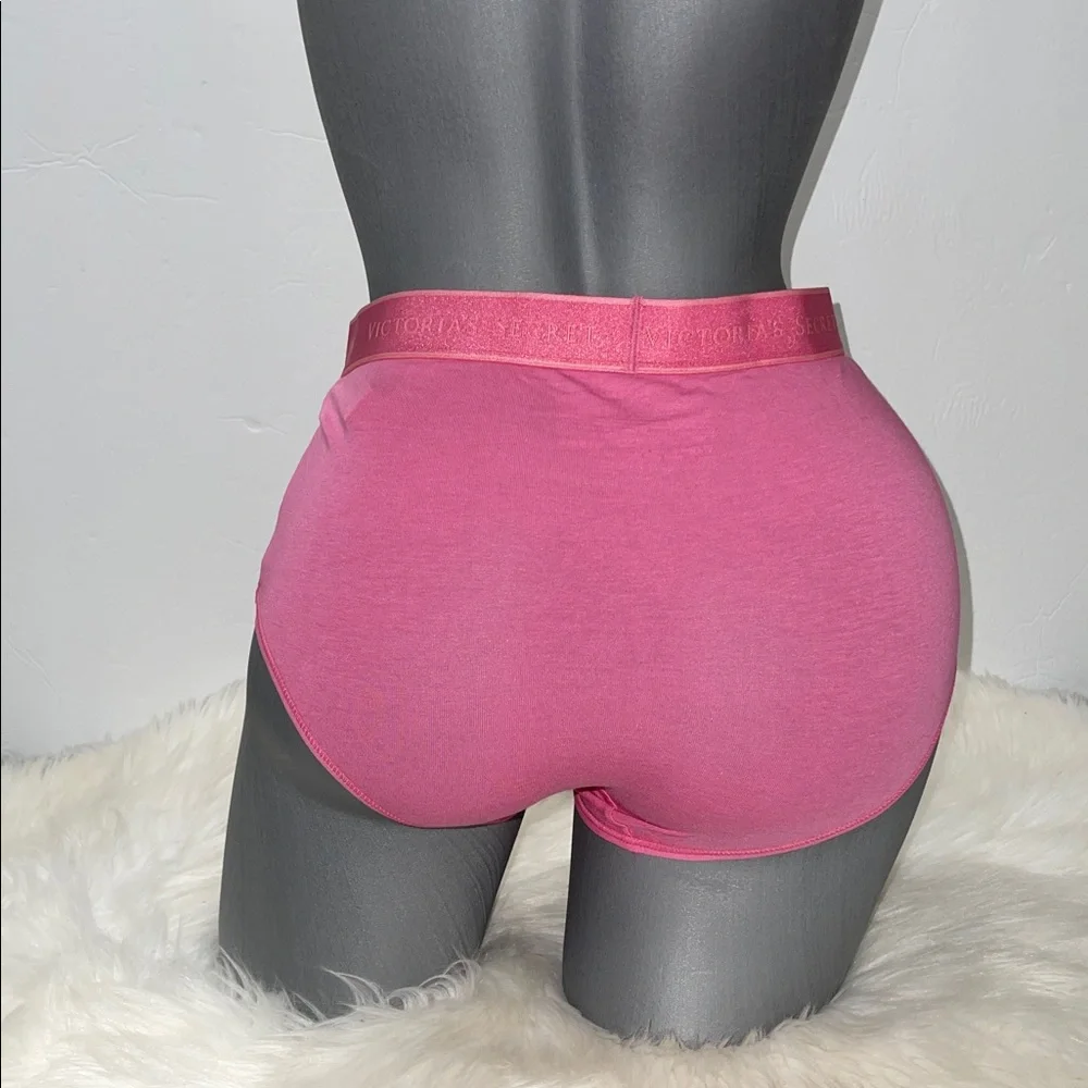 Victoria’s Secret Logo Cotton Modern Brief Panty Underwear. NWT